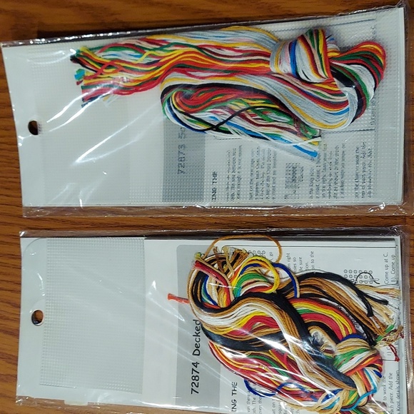 Vintage "Whimsies" Christmas Cross Stitch. 2 Designs. - Picture 2 of 3